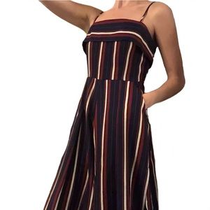 Ark & Co Striped Jumpsuit